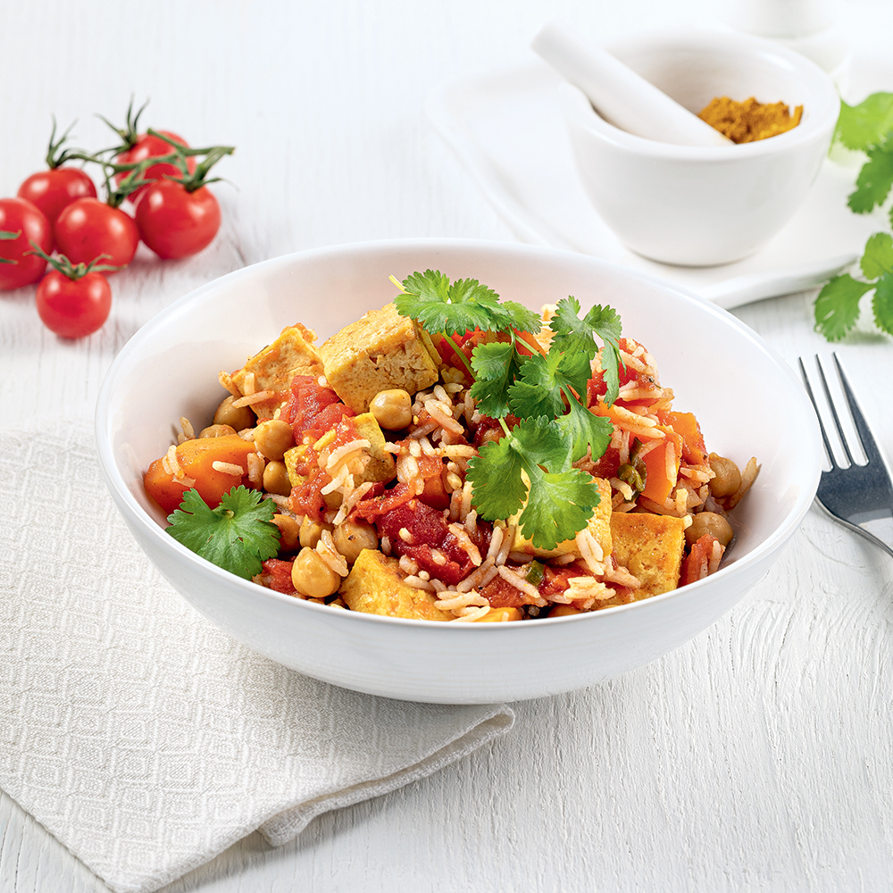 ASSIETTE TOFU À L 'INDIENNE 320G
